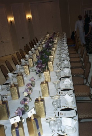 queen's breakfast table
